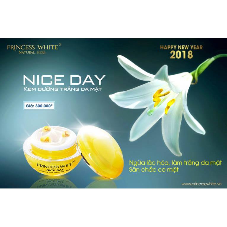 [COMBO] 2 HỘP KEM DƯỠNG TRẮNG DA MẶT NICE DAY PRINCESS BEAUTY