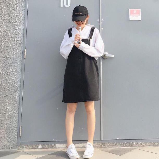 Yếm Jean Rộng 2 Dây Cao Cấp 3 Màu Cá tính 3 size Ms: 93 | BigBuy360 - bigbuy360.vn