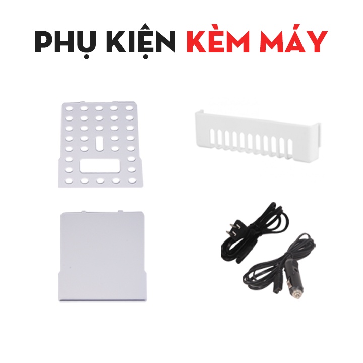 Tủ lạnh mini, tủ mát mini 20L 💎𝐅𝐑𝐄𝐄𝐒𝐇𝐈𝐏💎 có 2 chiều nóng và lạnh, 2 cánh có màn hình led Sử dụng được trên ô tô