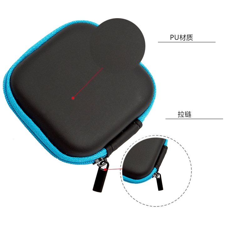 Hộp đựng tai nghe hình vuông tiện dụng