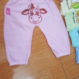 Quần dài in mông cho bé sơ sinh