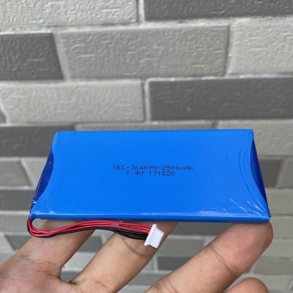 Pin dung lượng cao 2 Pin lithium polymer coban chất lượng cao pin 7.4V2500mah tích hợp tấm bảo vệ