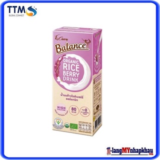 Sữa gạo tím hữu cơ 4Care Balance 180ml