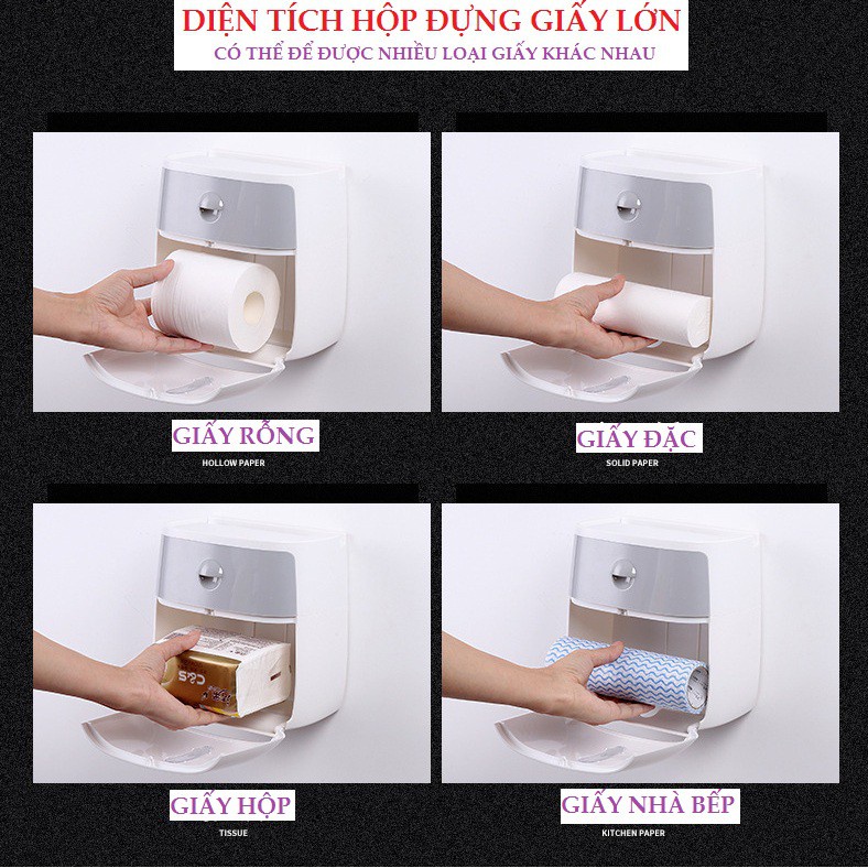 HỘP ĐỰNG GIẤY VỆ SINH ECOCO ĐA NĂNG - THÔNG MINH | BigBuy360 - bigbuy360.vn