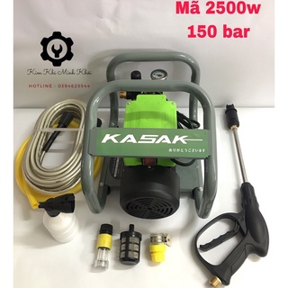 Máy rửa xe có chỉnh áp KASAKI 2500W AK-386 DÂY 15m MÔ TƠ TỪ LÕI ĐỒNG 100%| Máy rửa xe mini gia đình| máy rửa xe cao áp
