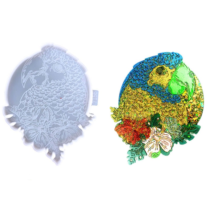 Khuôn Silicone Làm Đế Lót Ly Hình Động Vật Diy