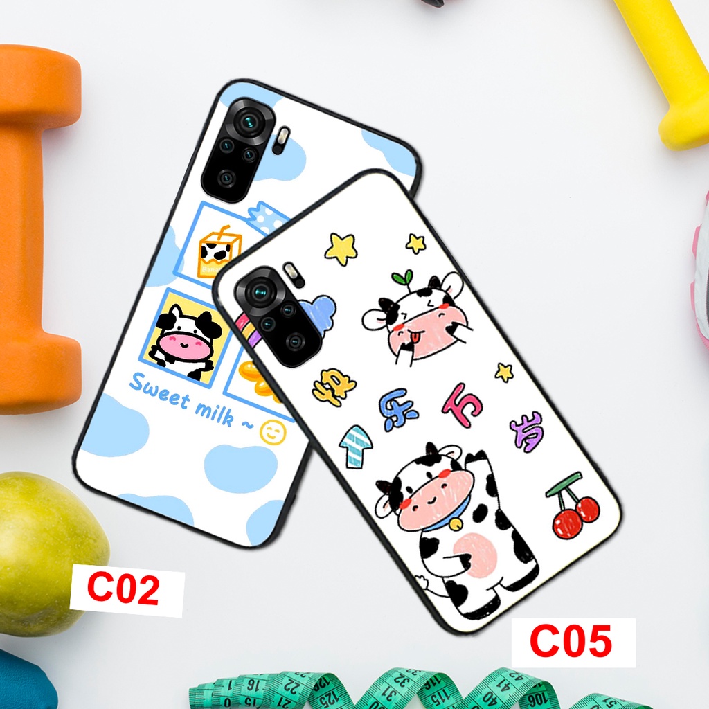 ỐP LƯNG XIAOMI REDMI 10/REDMI NOTE 10/NOTE 10S/NOTE 10 PRO/MI 10T PRO HÌNH BÒ SỮA CỰC HOT 2021