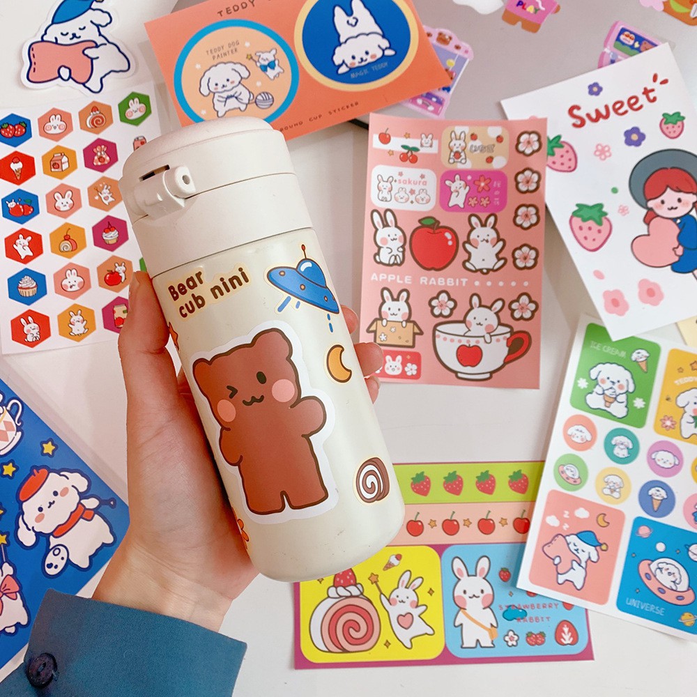 Set Bộ Sticker Hình Dán Phong Cách Nhật Bản CUTE