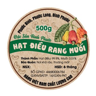 Combo Tem Decal giấy Kraft Homemade