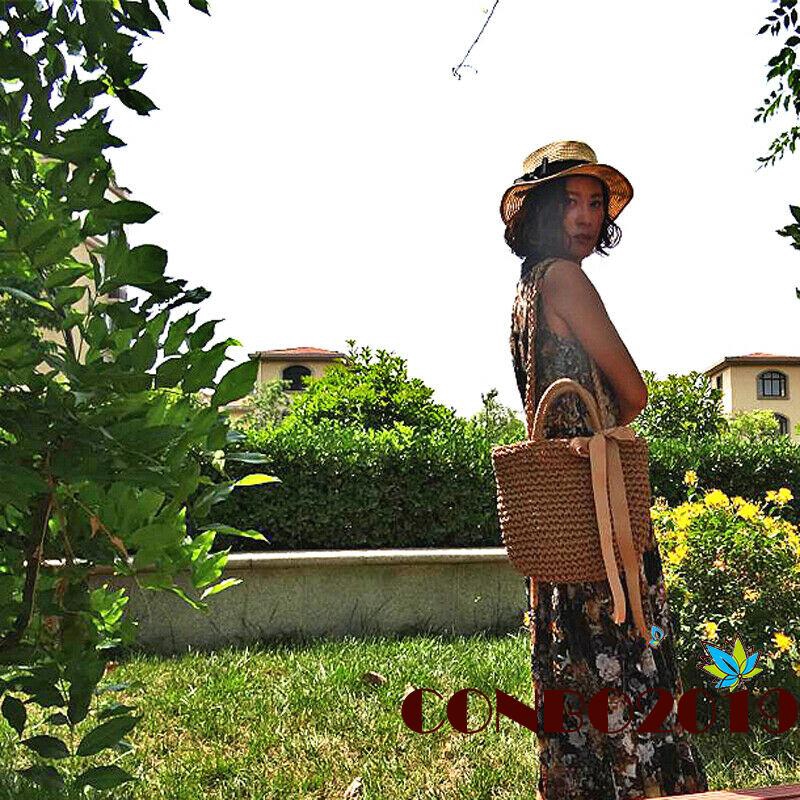 Túi xách nữ đan rơm thời trang