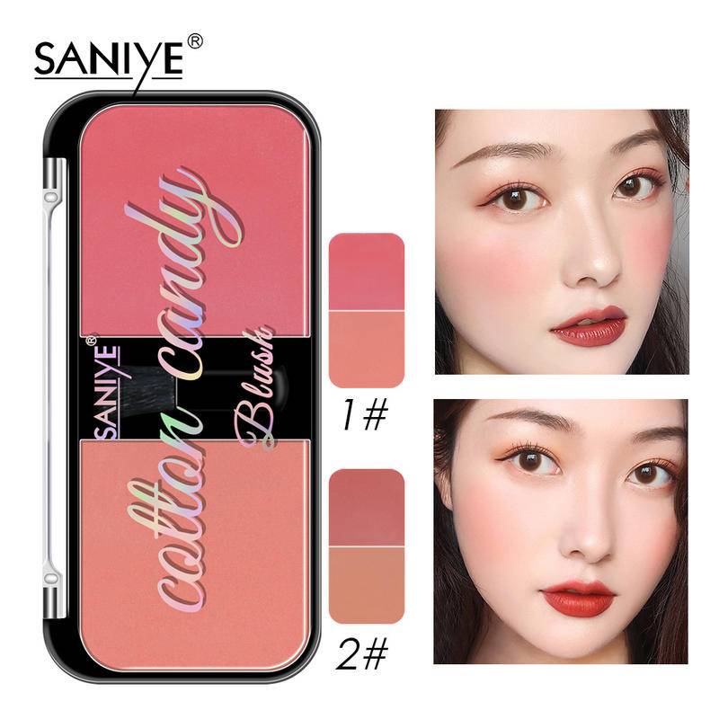 Bảng Màu Phấn Má Hồng Hiệu Ứng Lì Chống Nước Dễ Lên Màu Nhiều Màu Sắc Kết Hợp