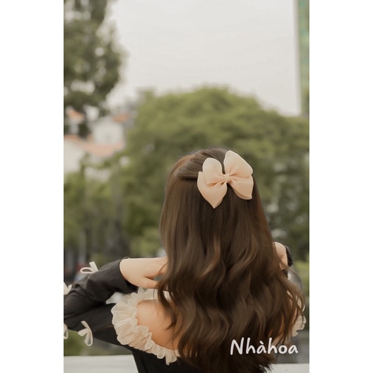 Kẹp Nơ Mây Chất Voan Mỹ Nhiều Màu. - Chính Hãng NHÀ HOA