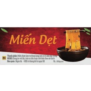 [Hàng hot] 1 gói 300gr Miến dẹt khoai lang