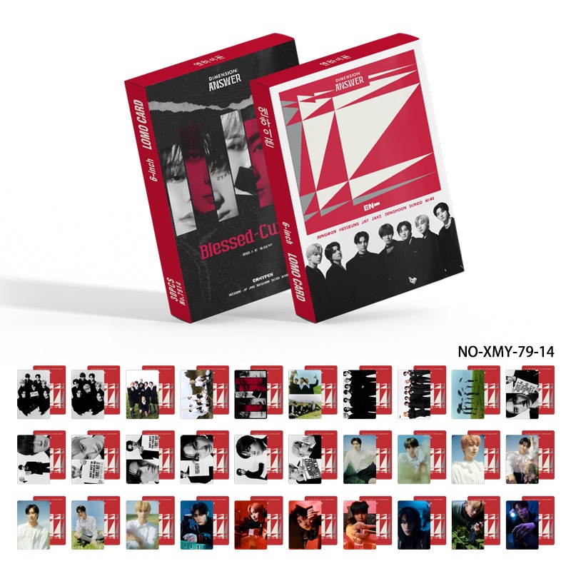 Hộp 30 Photocard hình BRIGHTWIN STRAY KIDS ENHYPEN GOT7 có chữ ký