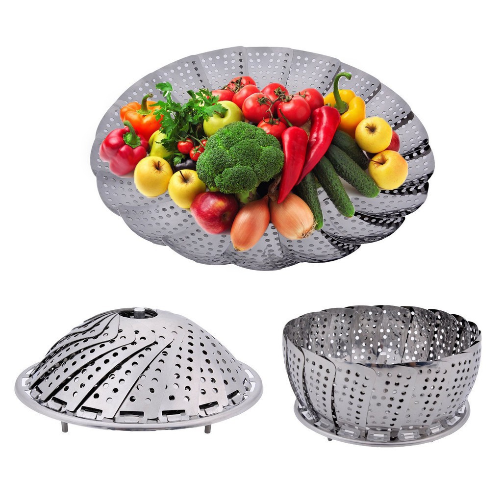 Vỉ hấp inox , hấp xôi, gà, cá đa năng