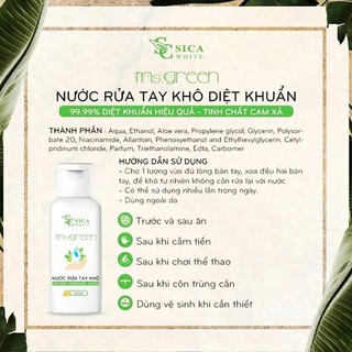 XỊT RỬA TAY SÁT KHUẨN MS GREEN