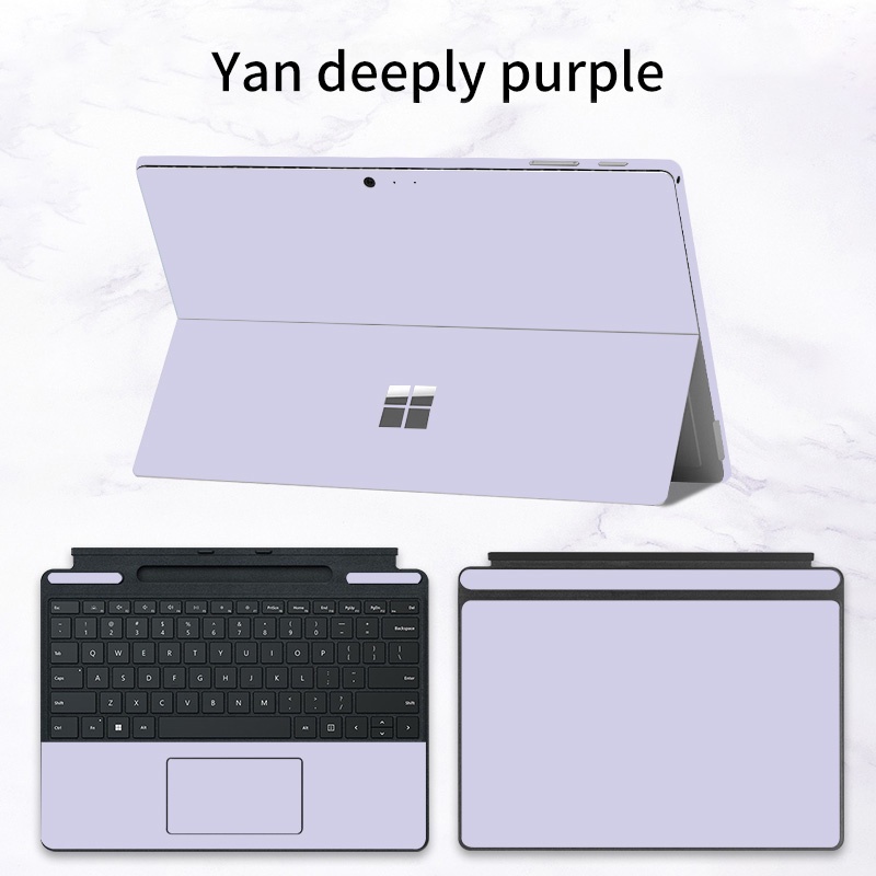 MICROSOFT Miếng Dán Laptop 3 Trong 1 Siêu Mỏng Chống Nước Chống Trầy 12.3 Inches Bề Mặt Go Surface Pro X Pro 8 Pro 9