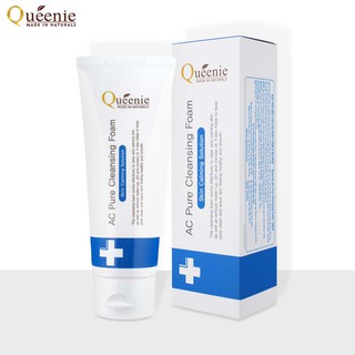 SỮA RỬA MẶT TẠO BỌT QUEENIE AC PURE  100ML - MỸ PHẨM HÀN QUỐC