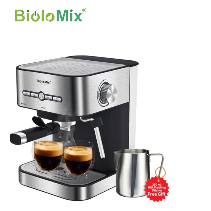 [Mã BMBAU300 giảm 7% tối đa 300K đơn 499K] Máy pha cà phê Espresso nhãn hiệu BioloMix CM6866 - HÀNG CHÍNH HÃNG