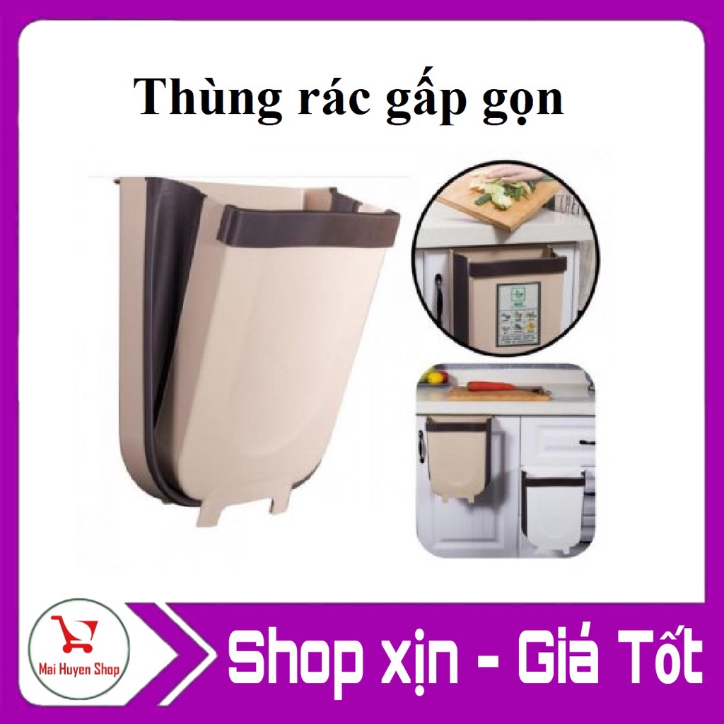 Tủ đựng rác treo tường gấp gọn tiện lợi