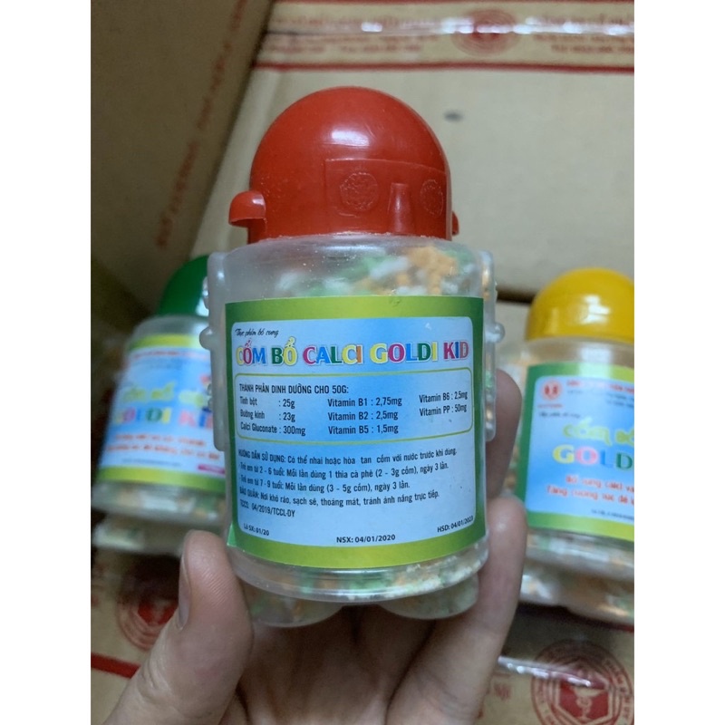 Cốm bổ Calci trẻ em Goldi Kid - bổ sung B1, B2, B5, B6, PP
