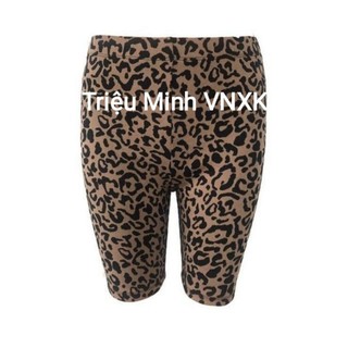Quần short biker ôm da beo vnxk