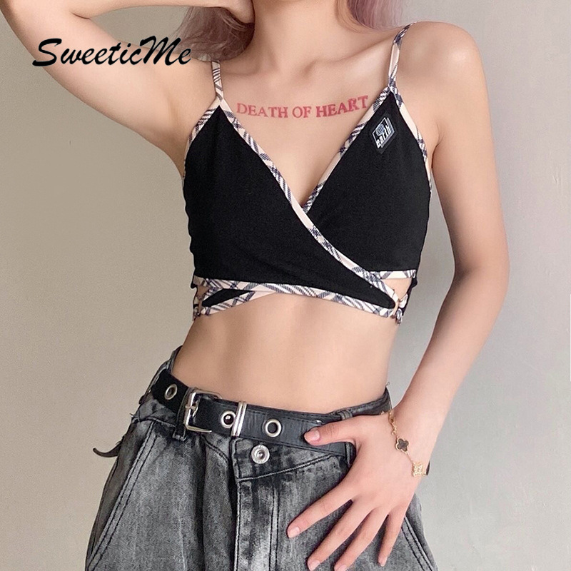 Áo Hai Dây Trơn Màu In Họa Tiết Xinh Xắn Dành Cho Nữ 2021 | BigBuy360 - bigbuy360.vn