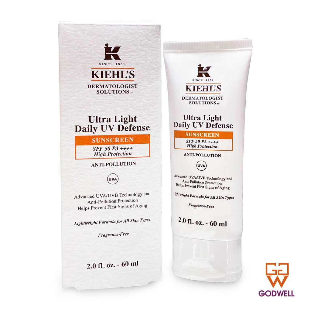 [KIEHL'S] Kem chống nắng hàng ngày Kiehl's Ultra Light Daily UV Defense Sunscreen 6Oml