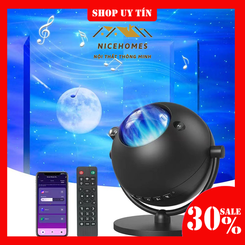 Đèn led thông minh phản chiếu không gian huyền ảo