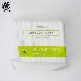 Bông Tẩy Trang Miniso 180 miếng Nhật Bản