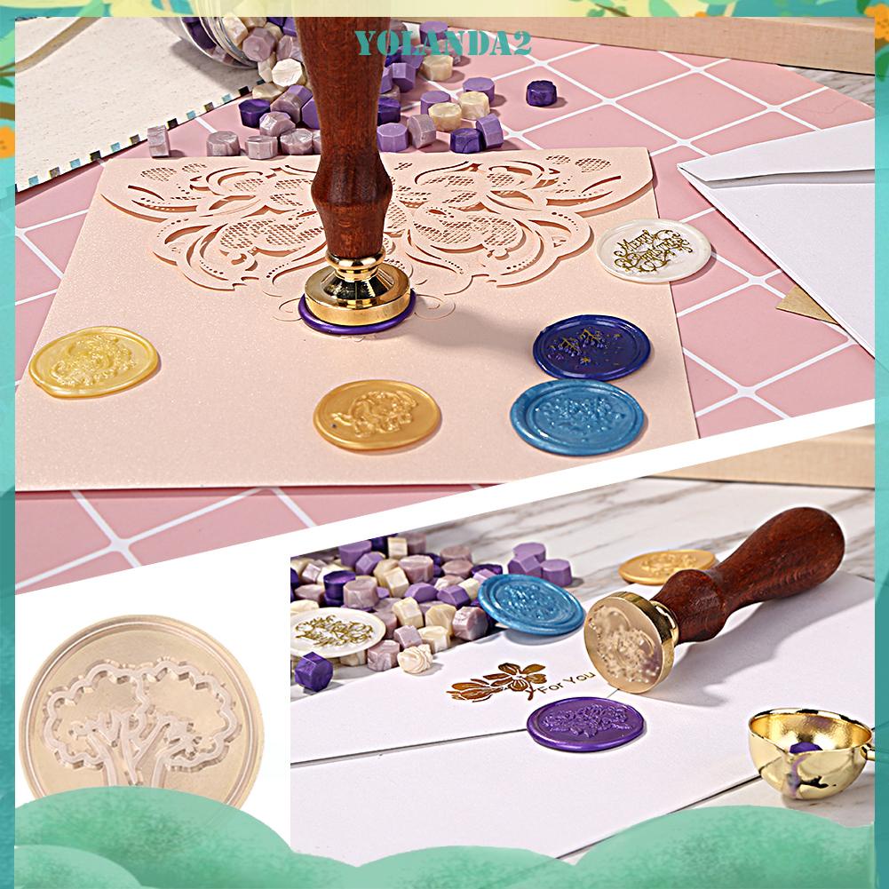 Đầu Con Dấu Sáp Hình Trái Cây Phong Cách Retro Độc Đáo