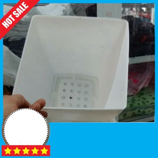 Đổ buôn Chậu nhựa vuông 20cm bao đẹp