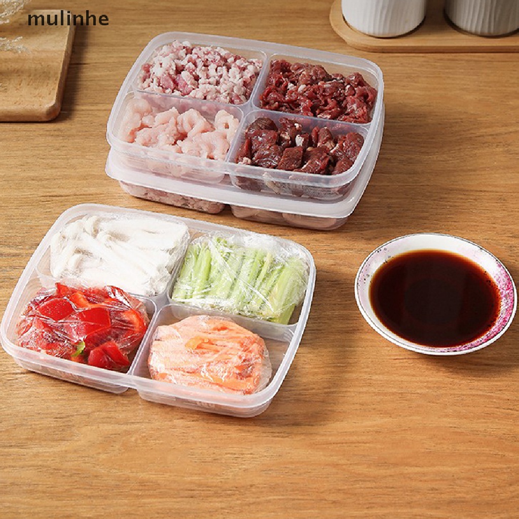 Hộp Đựng Thực Phẩm Đông Lạnh 4 Ngăn Tiện Lợi
