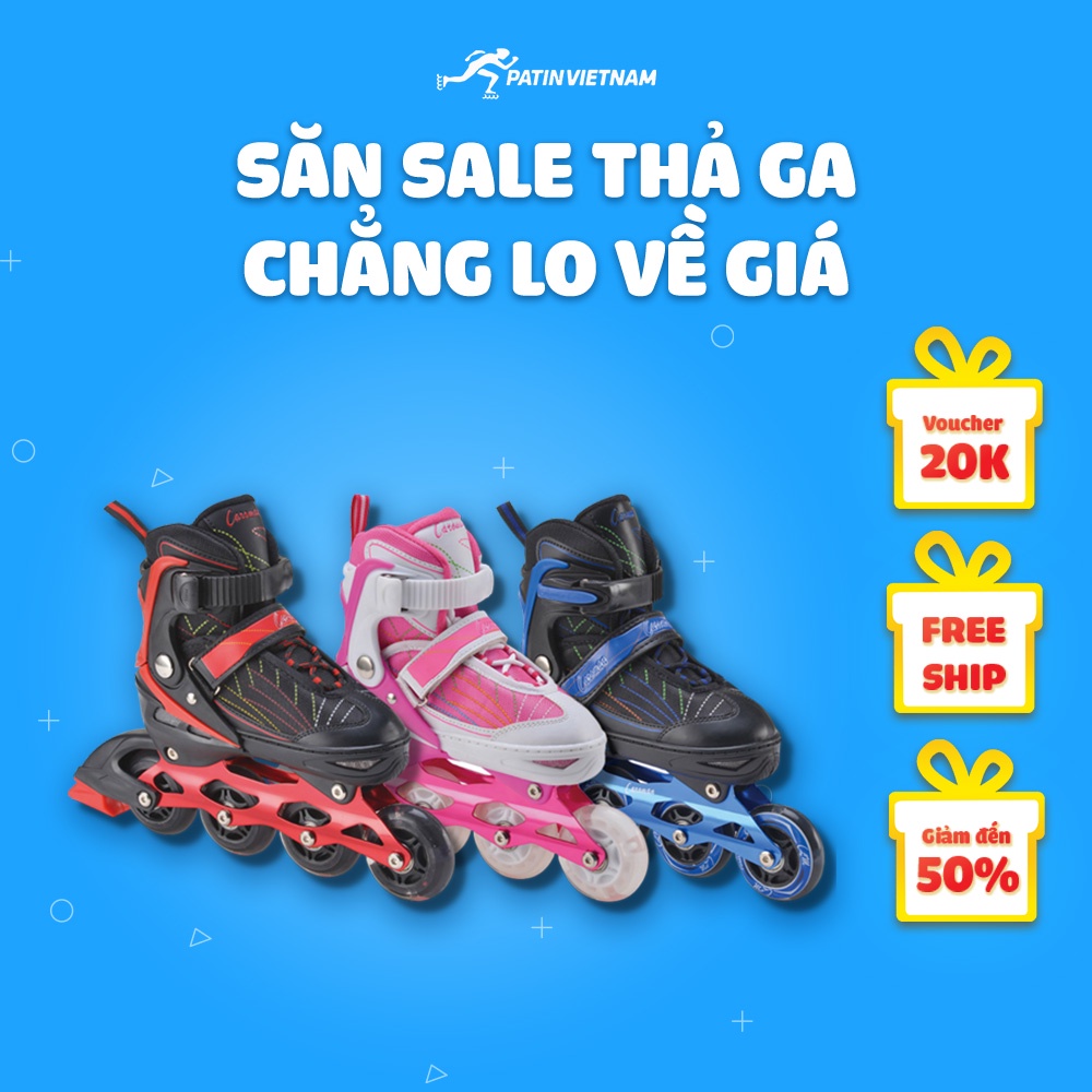 Giày patin Caroman K500, giày patin trẻ em chính hãng