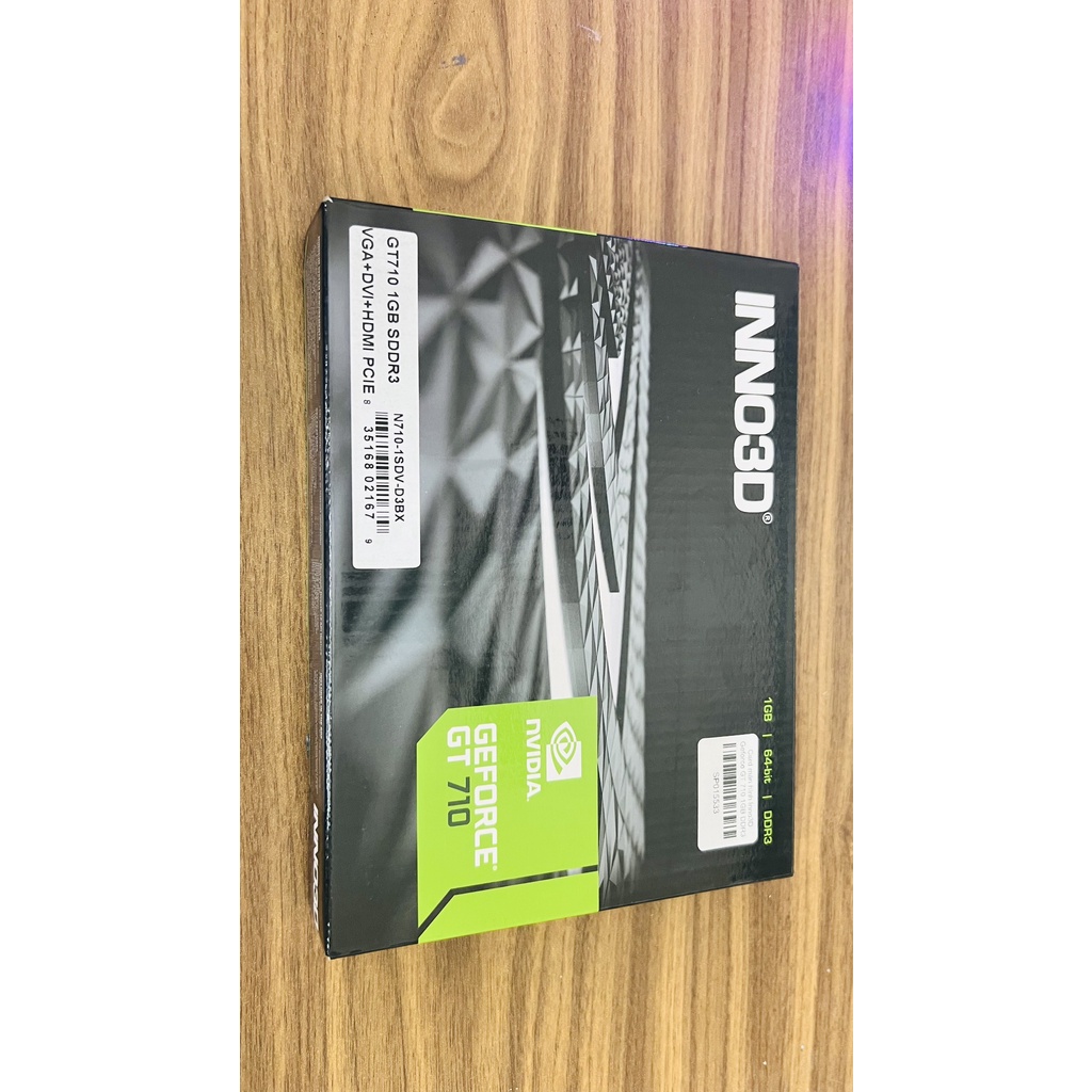 Card màn hình Inno3D GT 710 1GB GDDR3 64bit DVI HDMI VGA chính hãng BH 2 năm