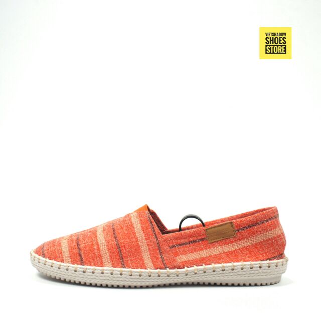 Slip on | giày lười vải nam đế khâu mã ZR-cam.sọc | BigBuy360 - bigbuy360.vn