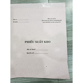 🍐 [HOT] Phiếu Xuất🍒 kho 1-2-3 liên