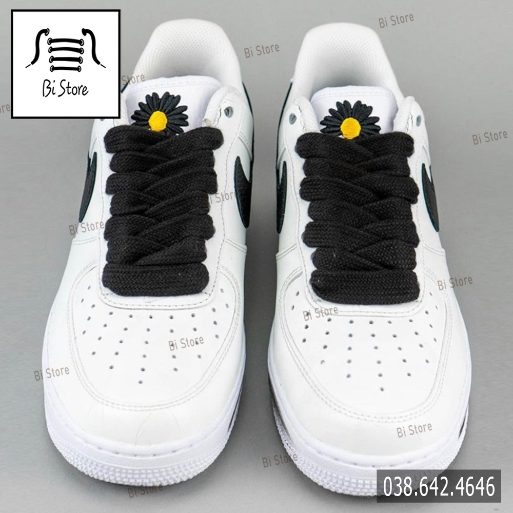 Dây giày bản to Nike AF1 Para Noise GD - Nike hoa cúc GD [bán theo cặp] (kèm ảnh tự chụp + video)