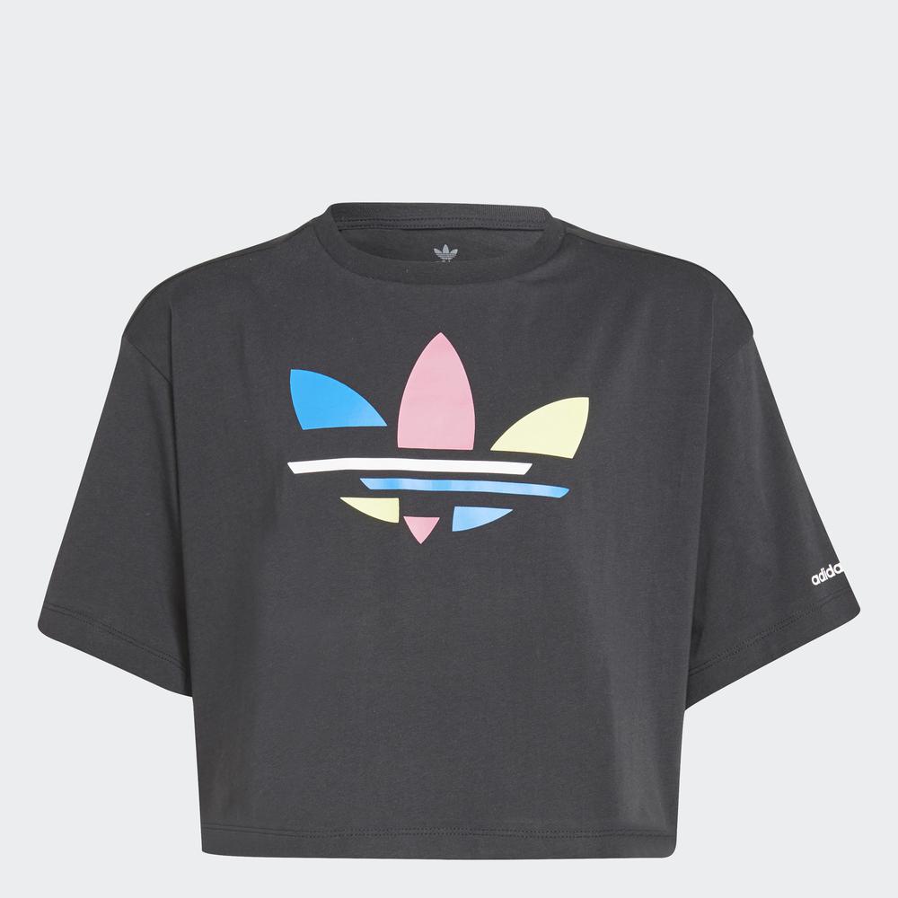 Áo Tee adidas ORIGINALS Em bé Áo Thun Lửng Adicolor Màu đen H32349