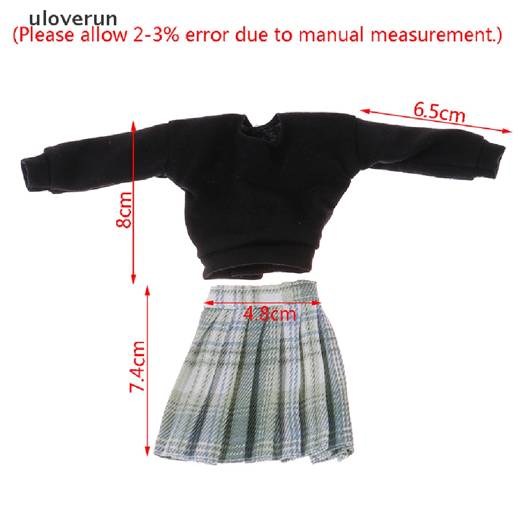 1 Chân Váy Xếp Ly Thời Trang Cho Búp Bê 29CM