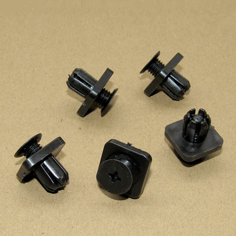 Set 10 đinh tán nhựa vuông cho Honda  - Chốt vít nở cho ô tô
