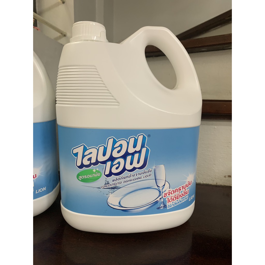 Nước rửa chén bát không mùi Lipon Thái Lan 3600ml