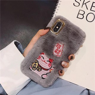 ỐP IPHONE LÔNG MÈO THẦN TÀI