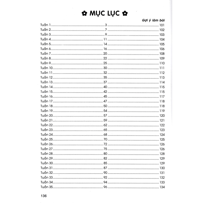 SÁCH - VỞ ÔN TẬP CUỐI TUẦN TIẾNG VIỆT LỚP 3