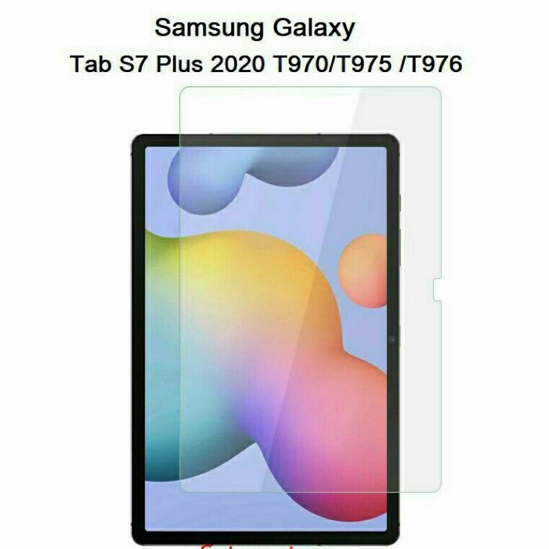 Kính cường lực vát cạnh Samsung Galaxy Tab S7 plus 12.4 inch SM-T970 / T975 / T976 tấm dá