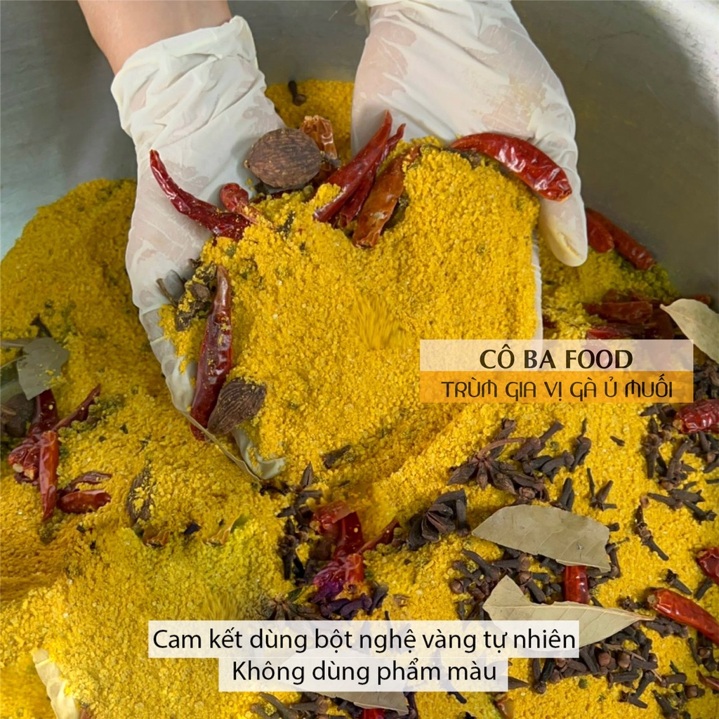 Combo 3 loại 3 sét gia vị 1 ủ muối hoa tiêu, 1 cay tứ xuyên, 1 ủ xì dầu thảo mộc