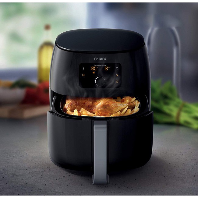 Nồi Chiên Không Dầu Philips Size XXL 7.3 Lít HD9650 - Hàng Chính Hãng (Bảo Hành Toàn Quốc 2 Năm)