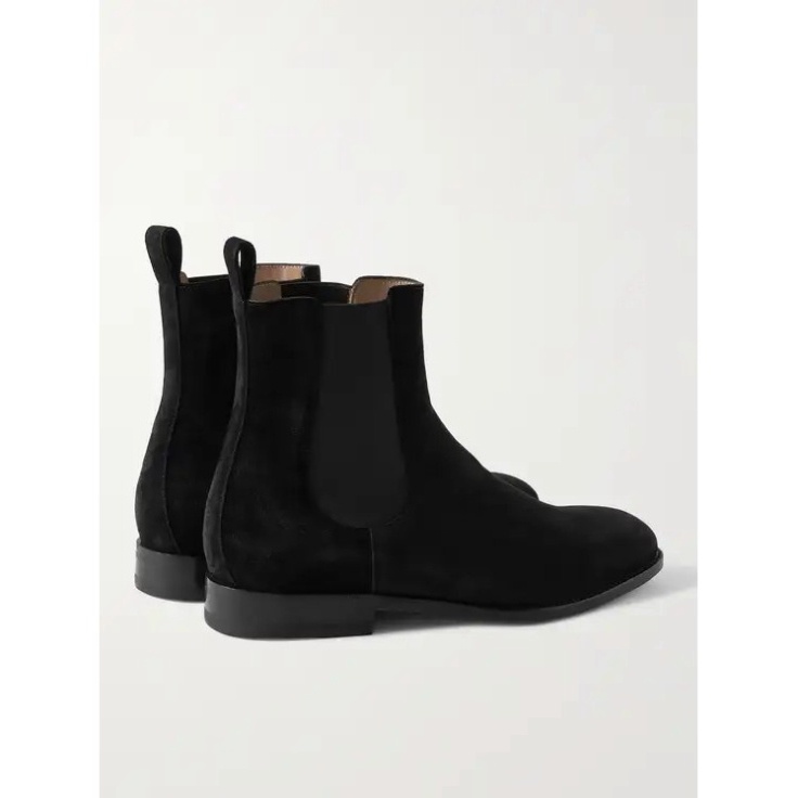 Giày Chelsea Boots thời trang nam màu đen chất liệu da lộn | BigBuy360 - bigbuy360.vn