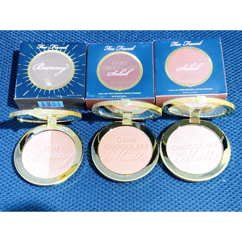 Phấn tạo khối Too Faced Sun Bunny / Chocolate / Dark Chocolate 8g