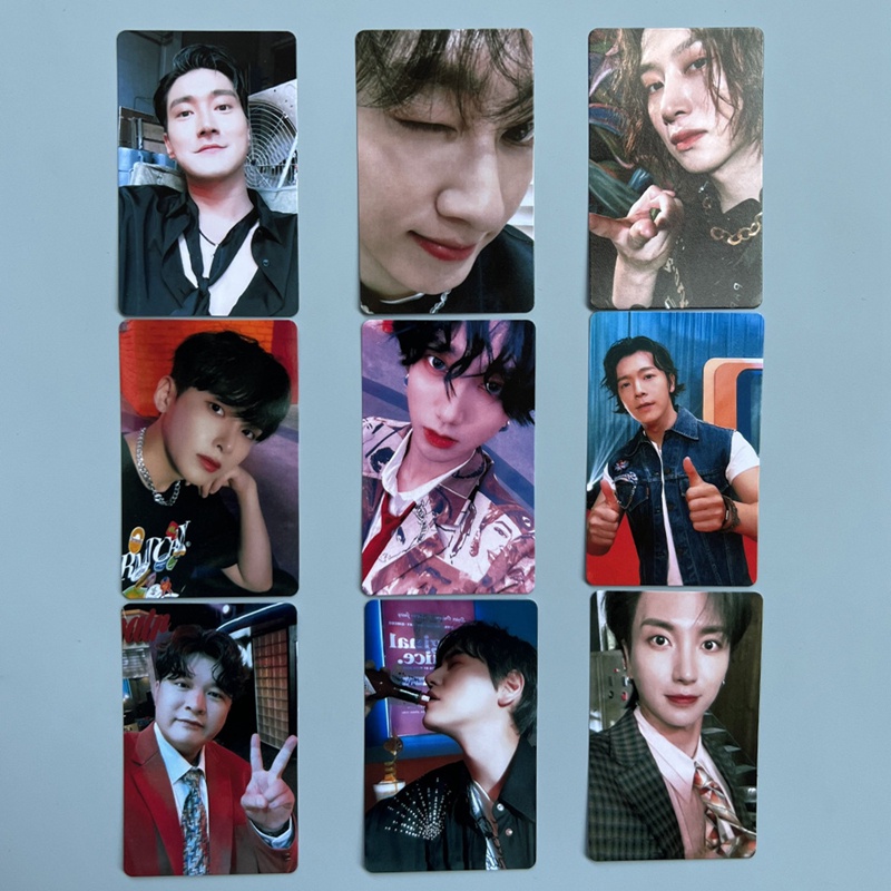 Bộ 9 Thẻ Ảnh Nhóm Nhạc Super Junior